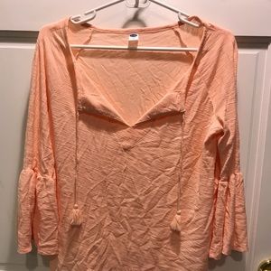 Light pink long sleeve top